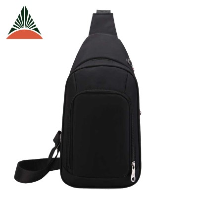 Promotional Fashion Canvas Fashion Crossbody Sling Men Sport Chest Bag