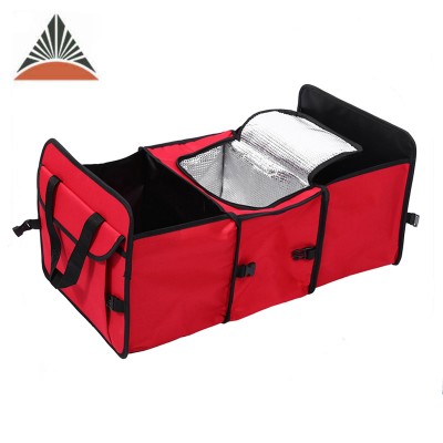 Hot Selling Outdoor Folding Boot Trunk Cooler Organizer Car Storage Bag